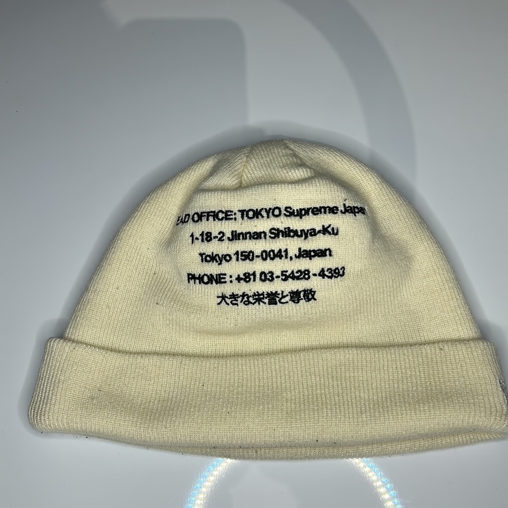 Supreme New Era HQ Beanie Natural - Picture 3 of 6